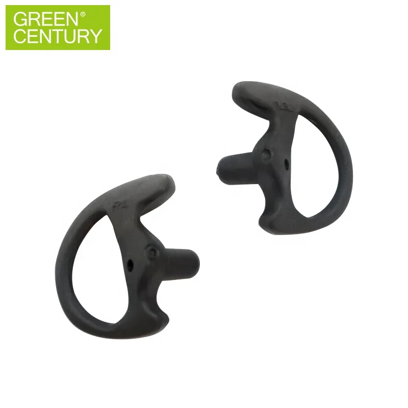 Двусторонняя радиосвязь, Черная Форма для ушей, Сменная вставка, форма для ушей для акустической катушки, трубки, наушников