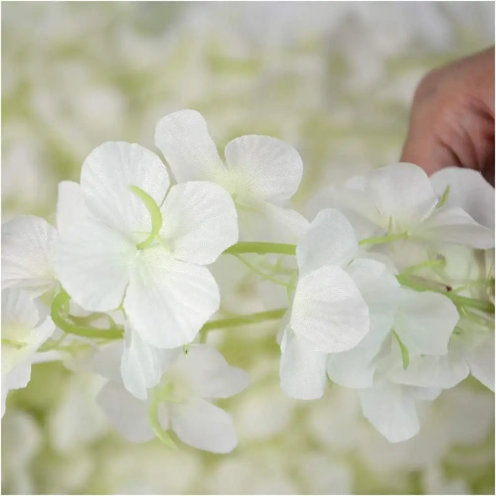 2024 Newlywed silk artificial wisteria flower hanging vine flower Artificial vine for party home garden outfit