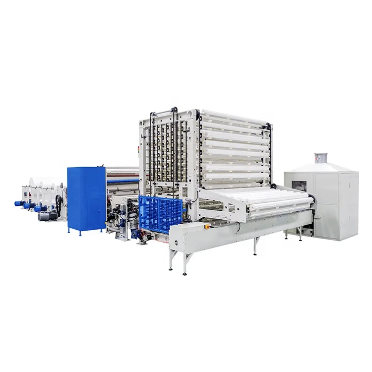 Bath Tissue Rewinding Machine Paper Roll Making Machine Plastic Film Jumbo Roll Toilet Tissue Making Machine