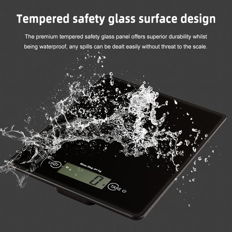 Popular High Accuracy Max 5000g Food Smart Kitchen Scale Food Scale Digital Kitchen Scale