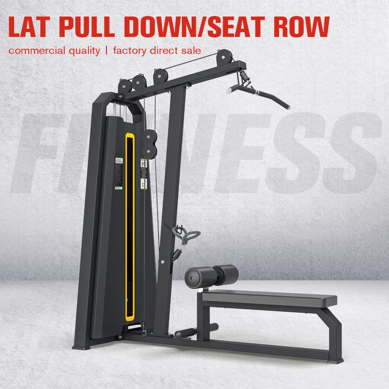 Hot sale high quality gym fitness equipment Lat Pull Down and low row