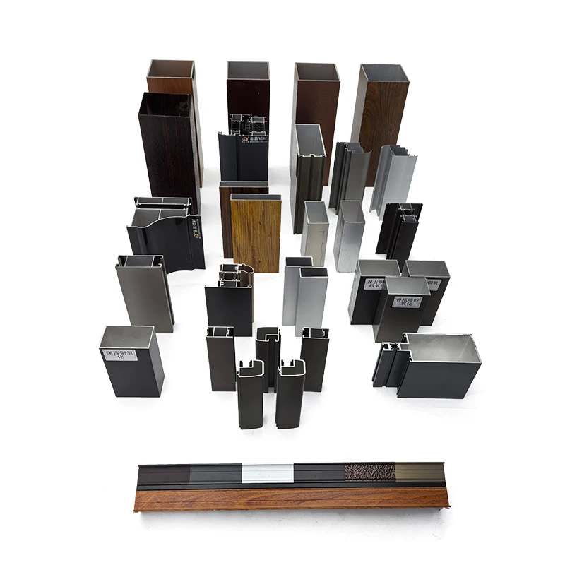 Sections Aluminum Door Profiles Custom Extrusions Aluminum Window Profile Powder Coating Door Aluminium Profiles