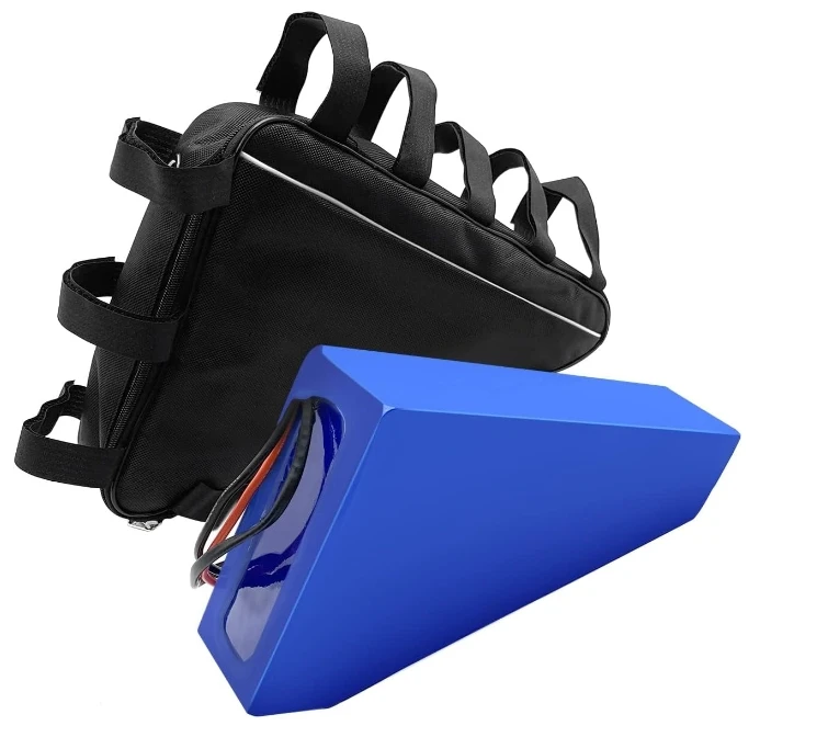 Ebike Battery Pack 52V 25Ah Triangle  Lithium ion Batteries Electric Bicycle Downtube Triangular Battery 5A Charger