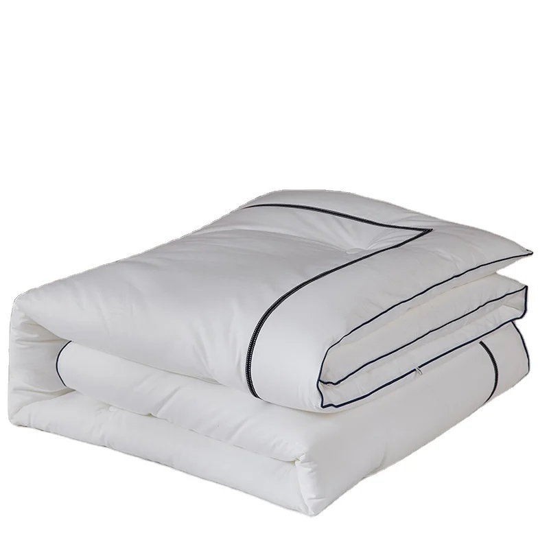 European Style organic Cotton Hotel Five Stars 3d printed Premium Feather Down Comforter Duvet Insert