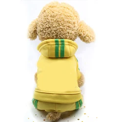 Fashion Puppy Dog Jumpsuit Overalls for Small Dogs Yorkshire Terrier Shih Tzu Coat Suit Soft Warm Clothes for Pets Dogs Clothing