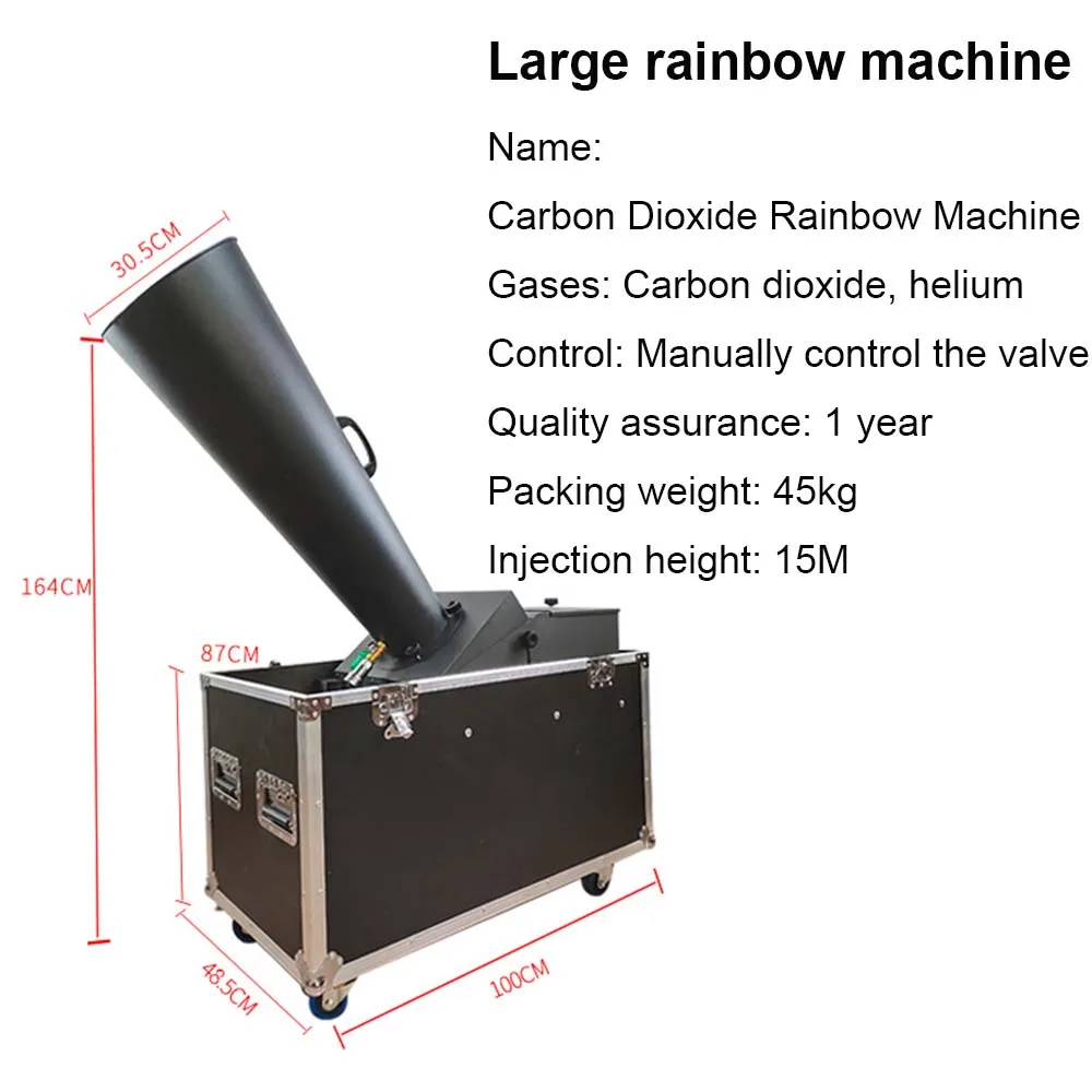 Stage large confetti machine dmx paper co2 confetti blow machine for wedding party electric dj wedding confetti cannon shooter