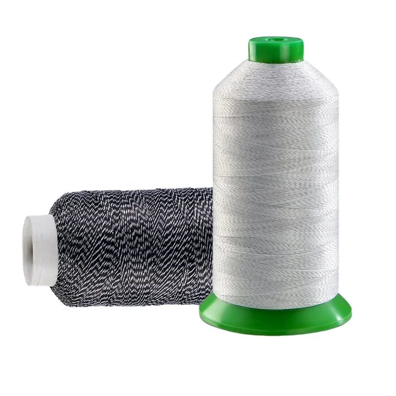 Eco-friendly Sewing Thread For Touch Screen Fabric Silver Conductive Embroidery Thread Anti Static Sewing Thread
