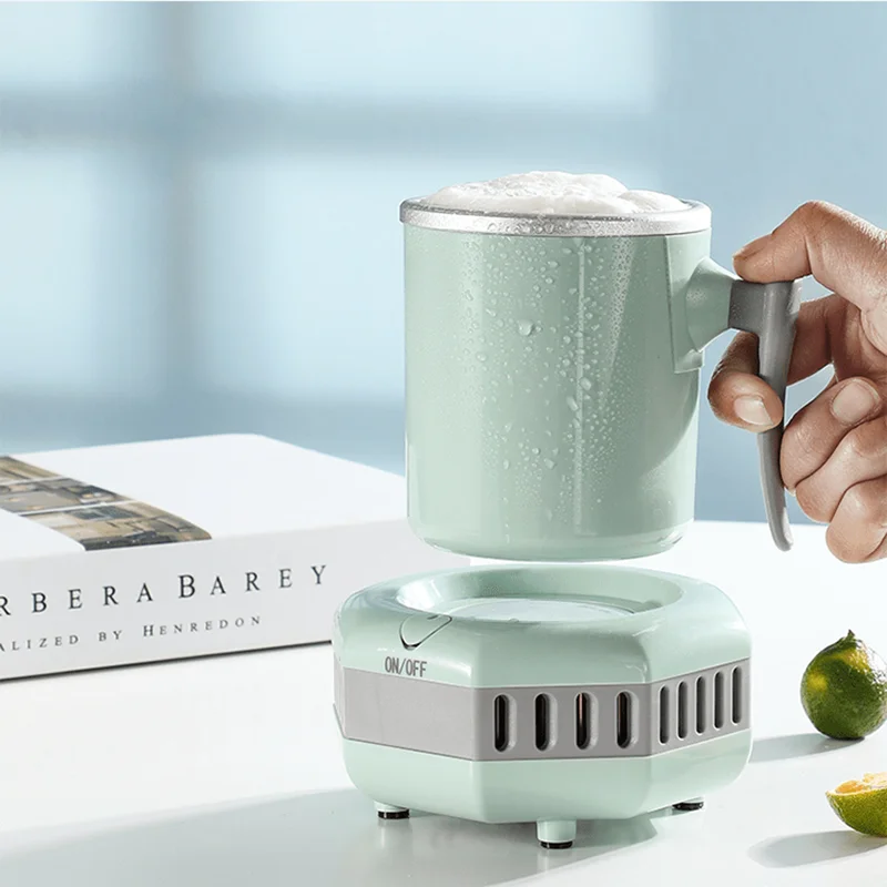 new Refrigeration Heating Cup Desktop Drink Quickly Cold Cup Portable beer cola coffee wine Electric Cooling Cup