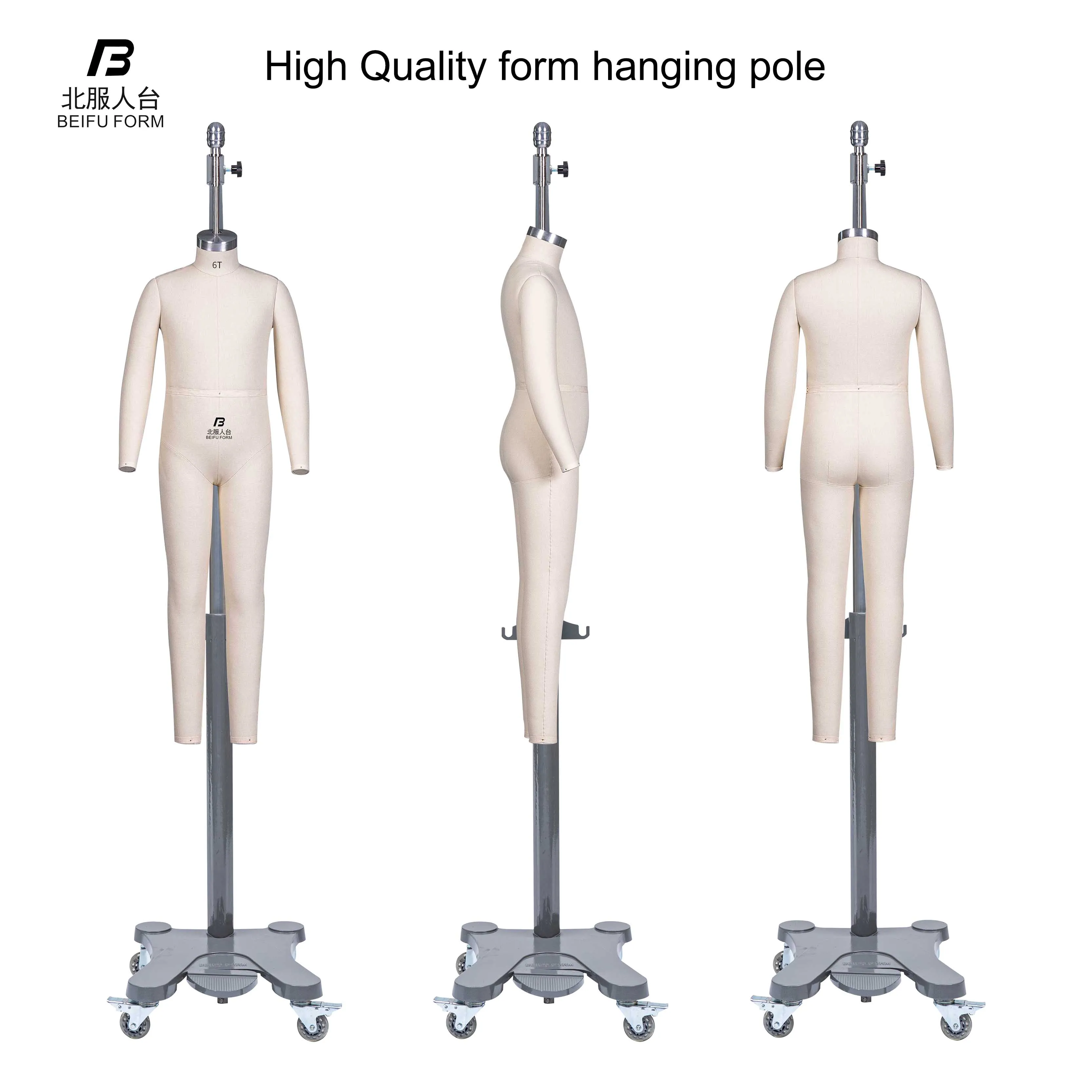 Beifuform children dummy EU size 6T full body kids dress form mannequin for dressmaker designer fiberglass sewing models