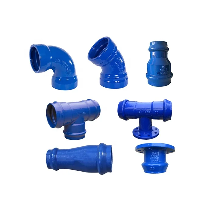 ISO2531, En545, En598 DI pipe fittings  for PVC Pipe and Ductile Iron Pipe