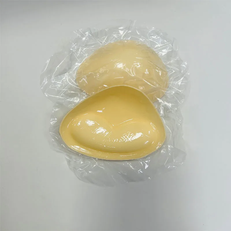 Heart Shape Breast Enhancers Fabric Insert Reusable Bra breast silicone pad bra inserts pads double side Sticky bra insert pad