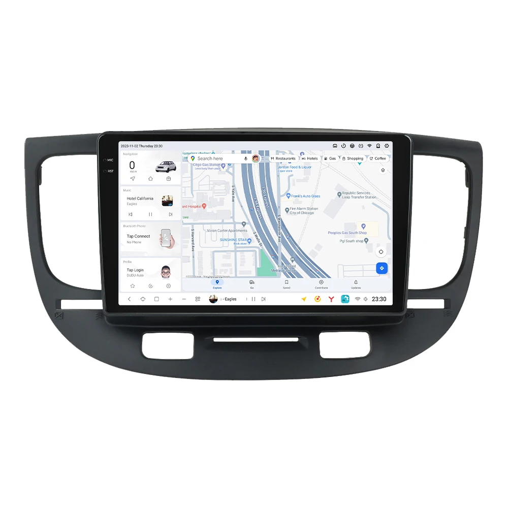 MEKEDE DUDU7 12+512 8core gps navigation car radio 12+512 rear camera WiFi 4G LTE For KIA RIO2 2005-2011 BT FM AM