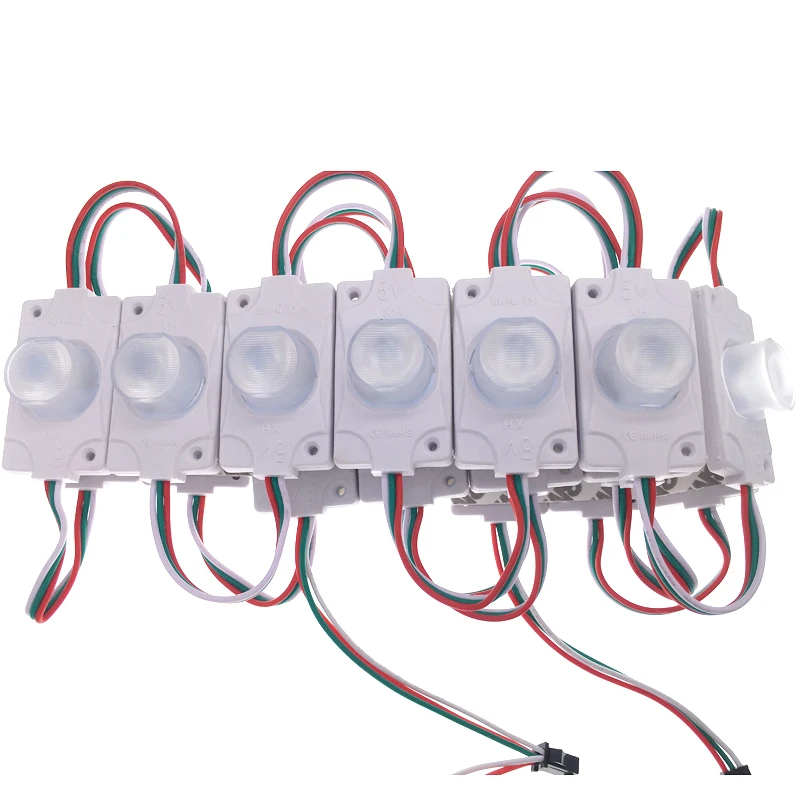 Новый ws2811 5 в полноцветный светодиодный модуль smd инъекционный один 1 Вт Светодиодный высокой мощности