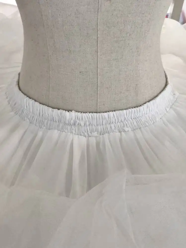 Hot sale top quality under wear underskirt puffy 7 hoops petticoat for ball gown Wedding dress bridal gown  MP779