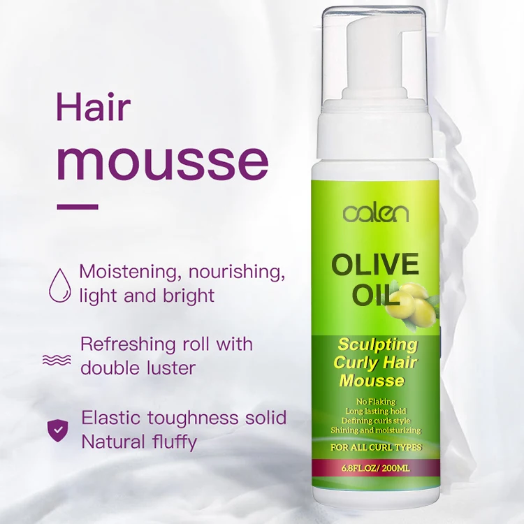 Private Label No Sticky Alcohol Free And Strong Hold Styling Hair Mousse