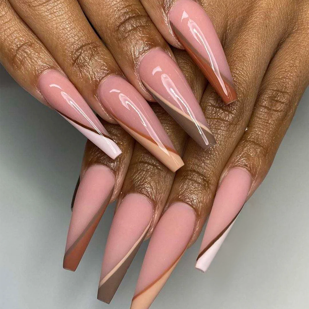 Hanyinails Hot selling nail box kit 24colors organic lasting 40days soak off 10ml   liner gel nail art