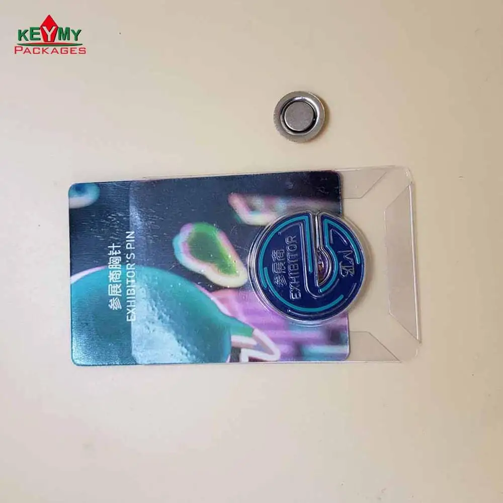 Custom slide plastic package for medals in Shenzhen, medal PVC / PET blister packaging