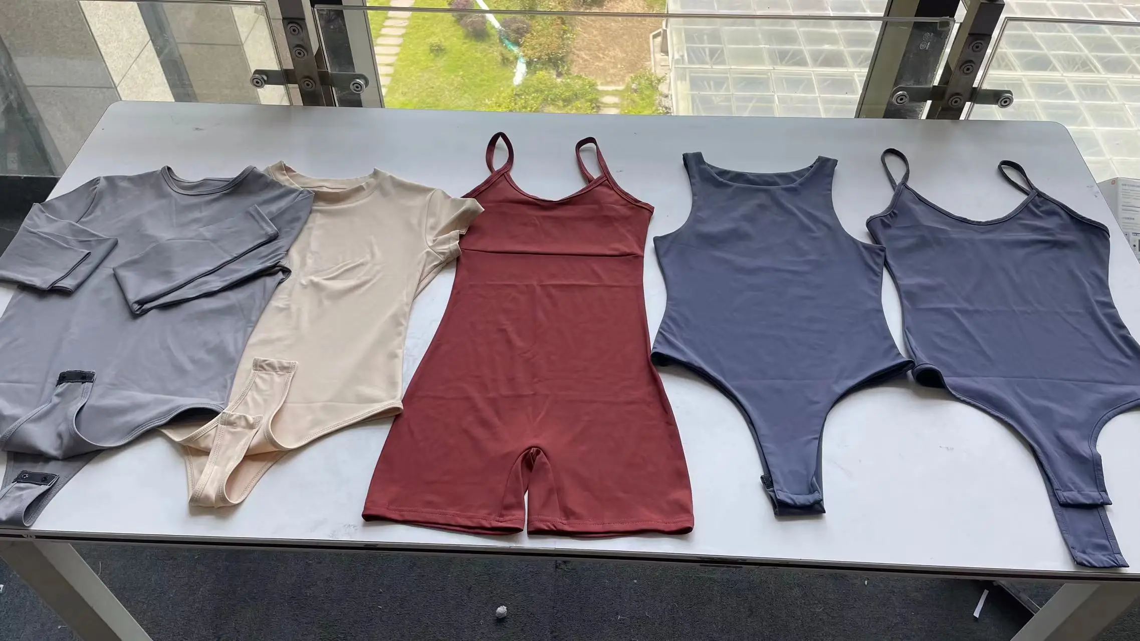 wholesale custom logo high quality american summer 2023 thong bodysuit for women s clothing nylon spandex tank top bodysuit