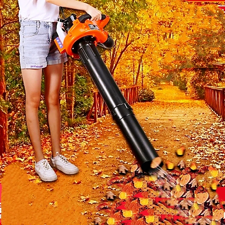 Portable gasoline blowing and sucking machine high power leaf weed cleaning dust