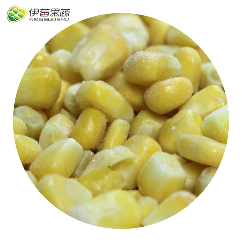 China Manufacturers Nutritional Dried Boiled IQF Frozen Corn