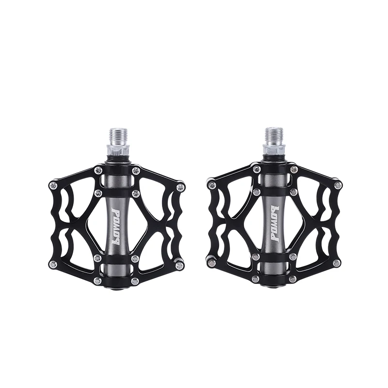 Велосипедные педали 9/16 дюйма 2DU CNC из алюминиевого сплава с широкой плоской платформой