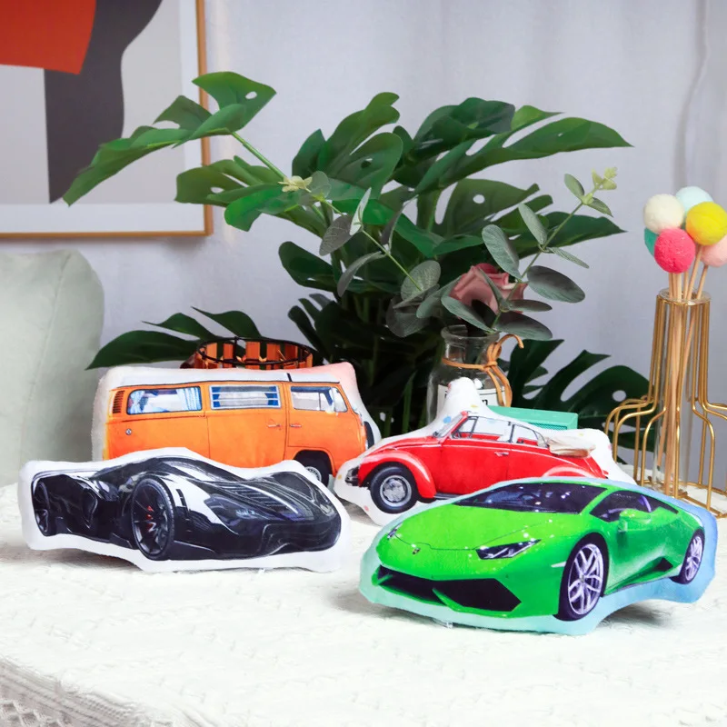 Personalized Photo DIY Car Cushion Racing Toys Motorcycle Pillow Custom Car Shape Pillow Picture Cushion Custom Car Pillow
