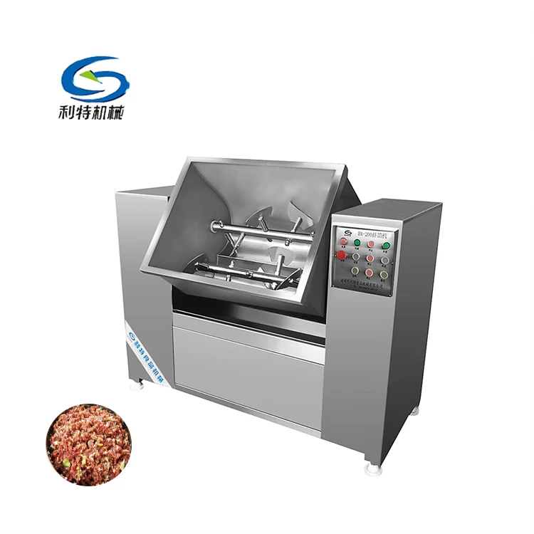  Double axis vacuum meat mixing machine /vegetable stuffing