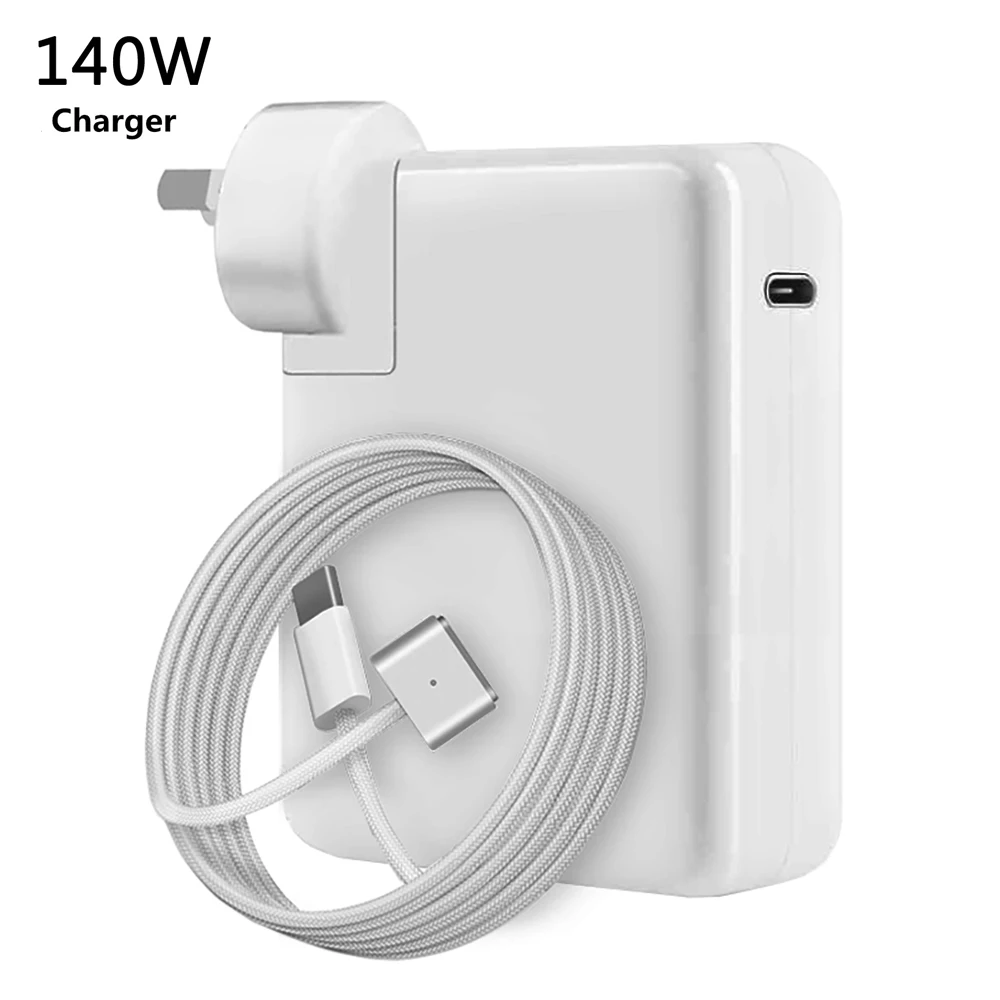 140 Вт USB C зарядное устройство адаптер питания для Mac Book Pro 16 14 дюймов M2 M1 PD3.1 2022 м2 Воздух 13 15 6.6FT на 3 плетеный кабель