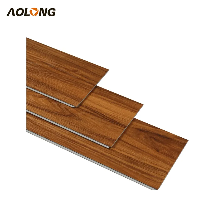 AOLONG Luxury Wood Grain Waterproof 4.5mm SPC Rigid Core LVP EVP Click Lock Hybrid Vinyl Flooring