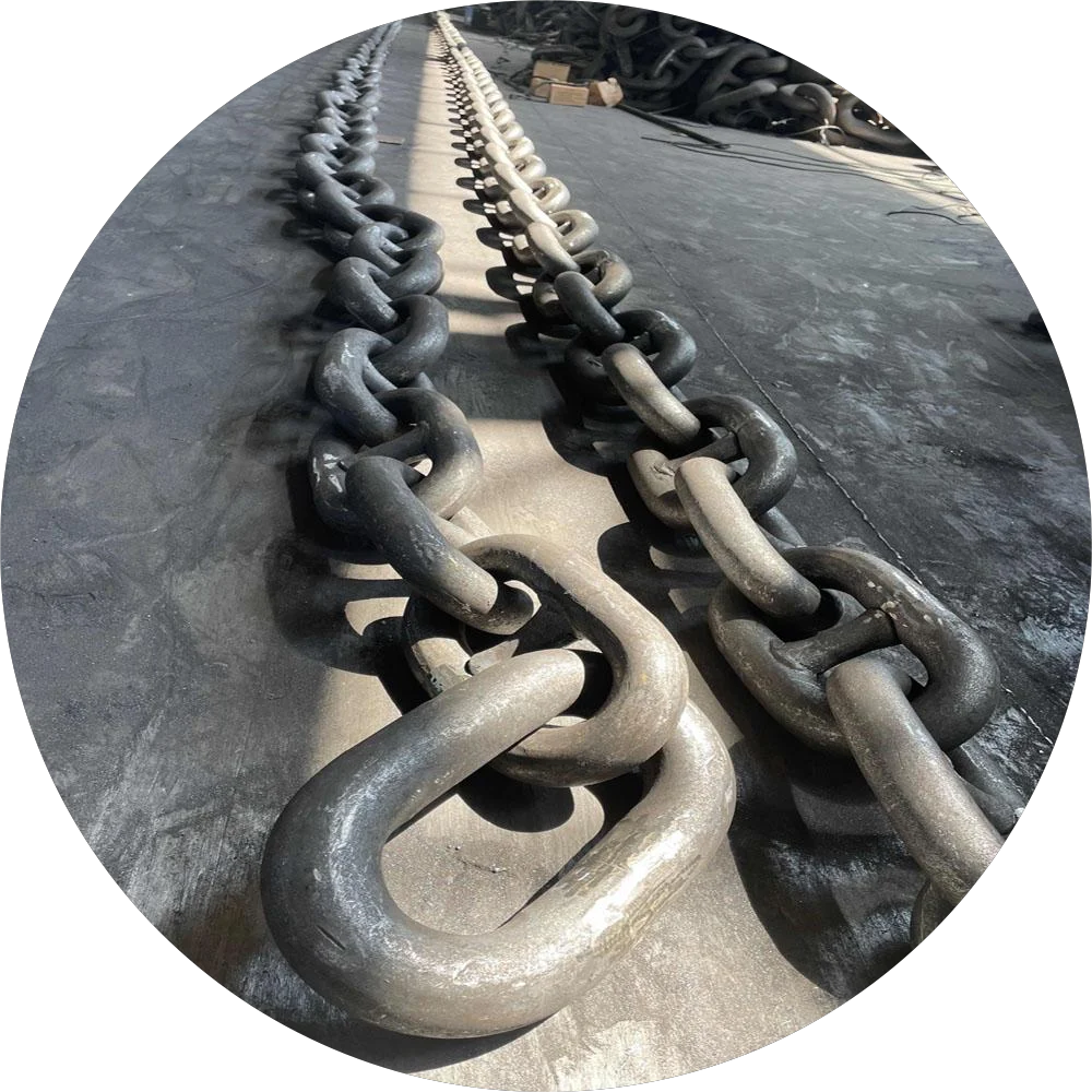 U2 U3 50mm stud link anchor chain with CCS