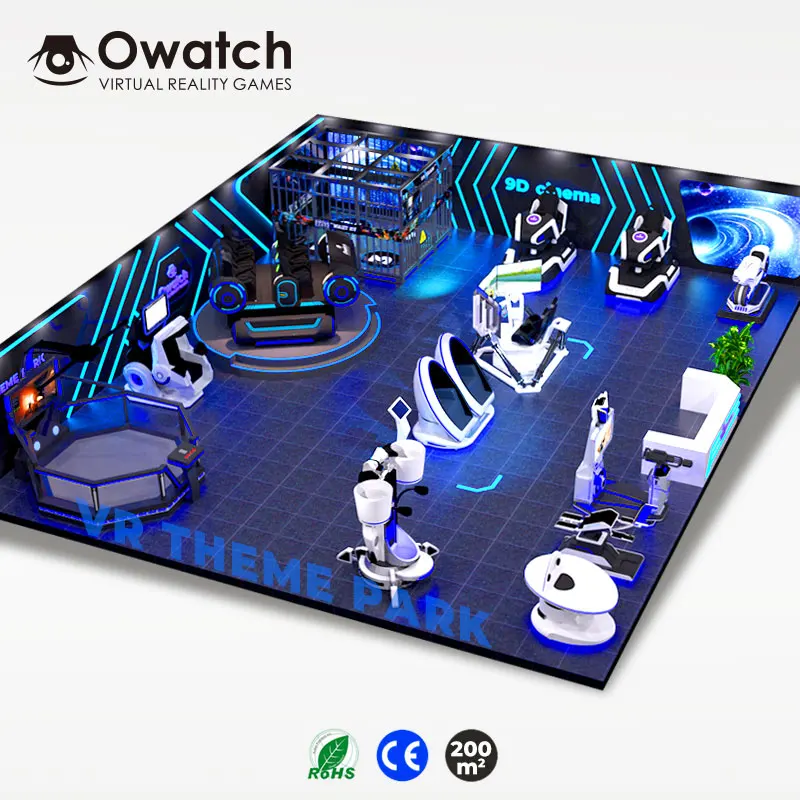 Крытая игровая площадка 9d кинотеатр оборудование для тематического парка с стулом VR и сенсорным