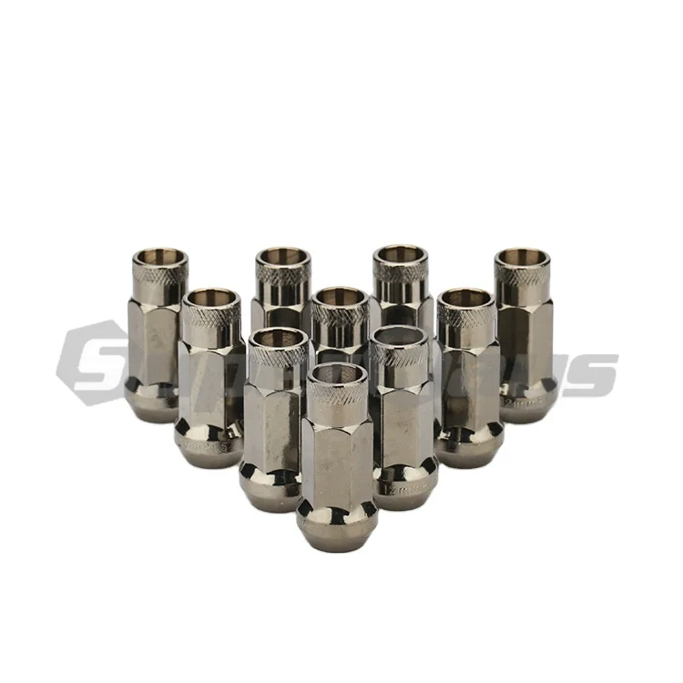 N055 GOLD MUTEKI Cone Seat 17mmHex M12x1.5/M12x1.25  Blister Packing Wheel Racing Nut Sets