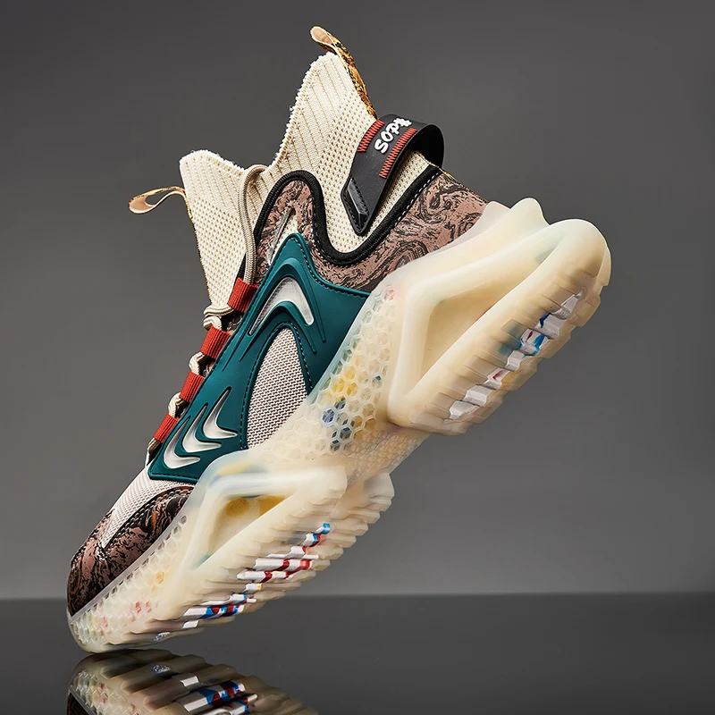 High Top Custom Fashion Black Men Popular High Top Brand Sport Casual Shoes Fashion Sneaker Men Running Shoe