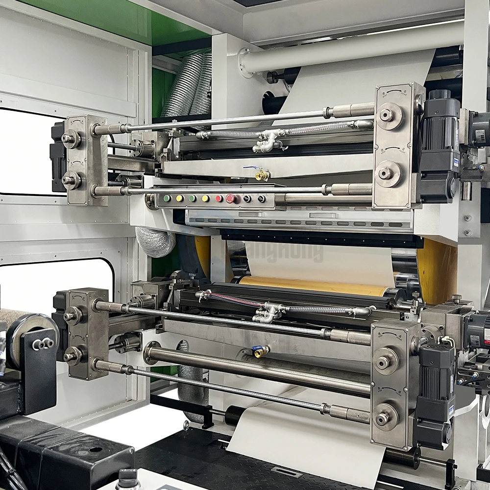 Flexographic Ci Manufacturing Equipment Provided Semi-automatic Multi Color Machine