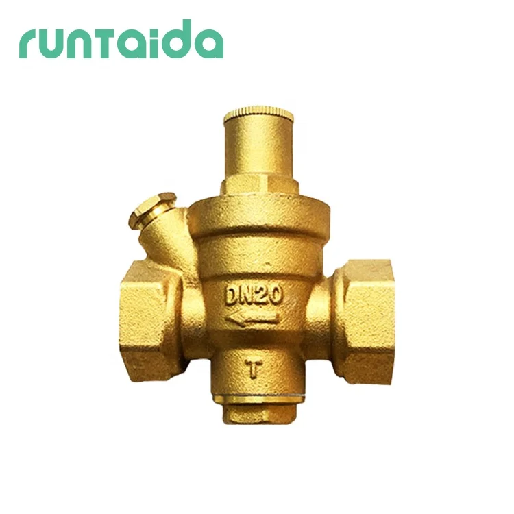 Adjustable brass water Regulator pressure reducing valve