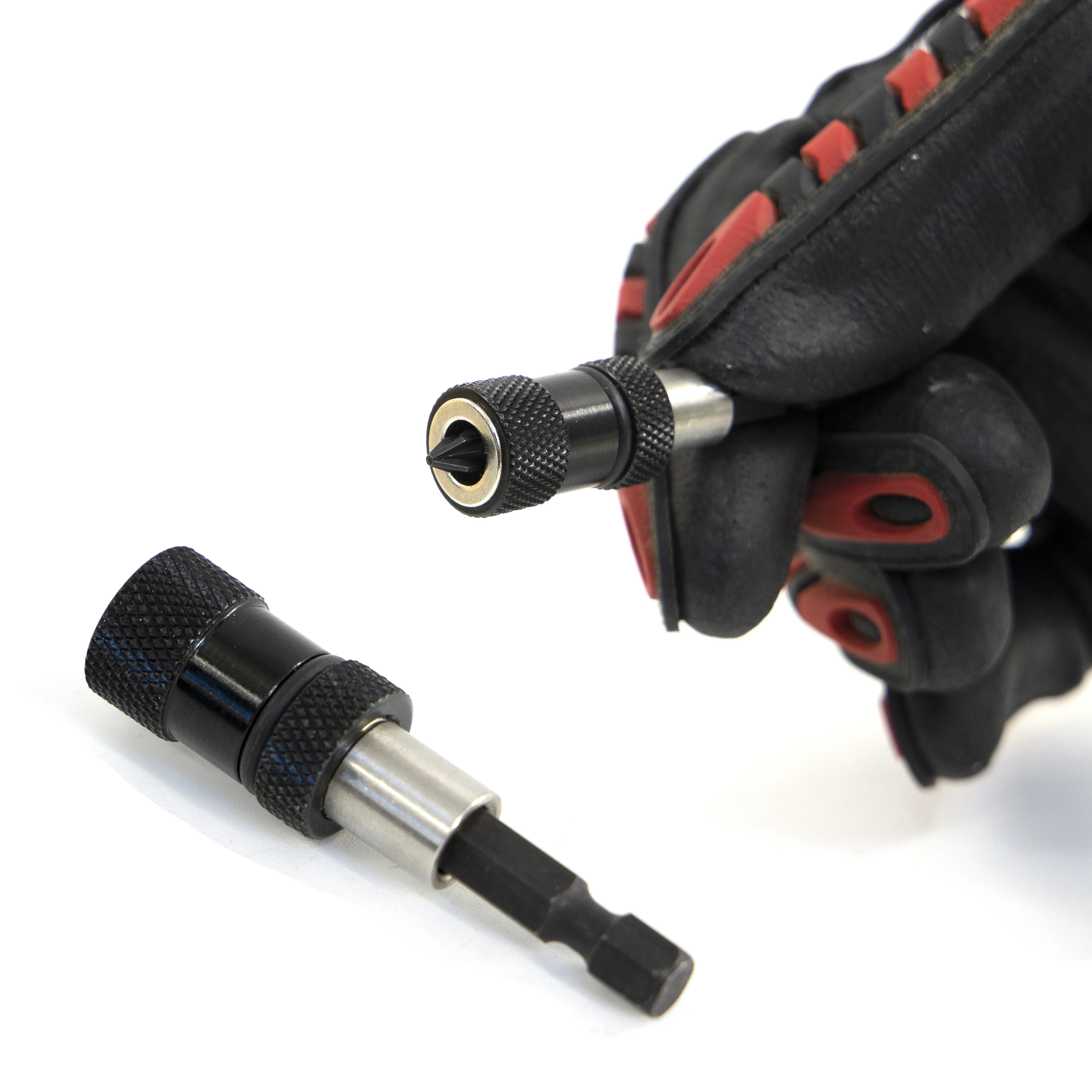 Магнитный удлинитель для сверл держатель отверток черный патрон адаптер винтов