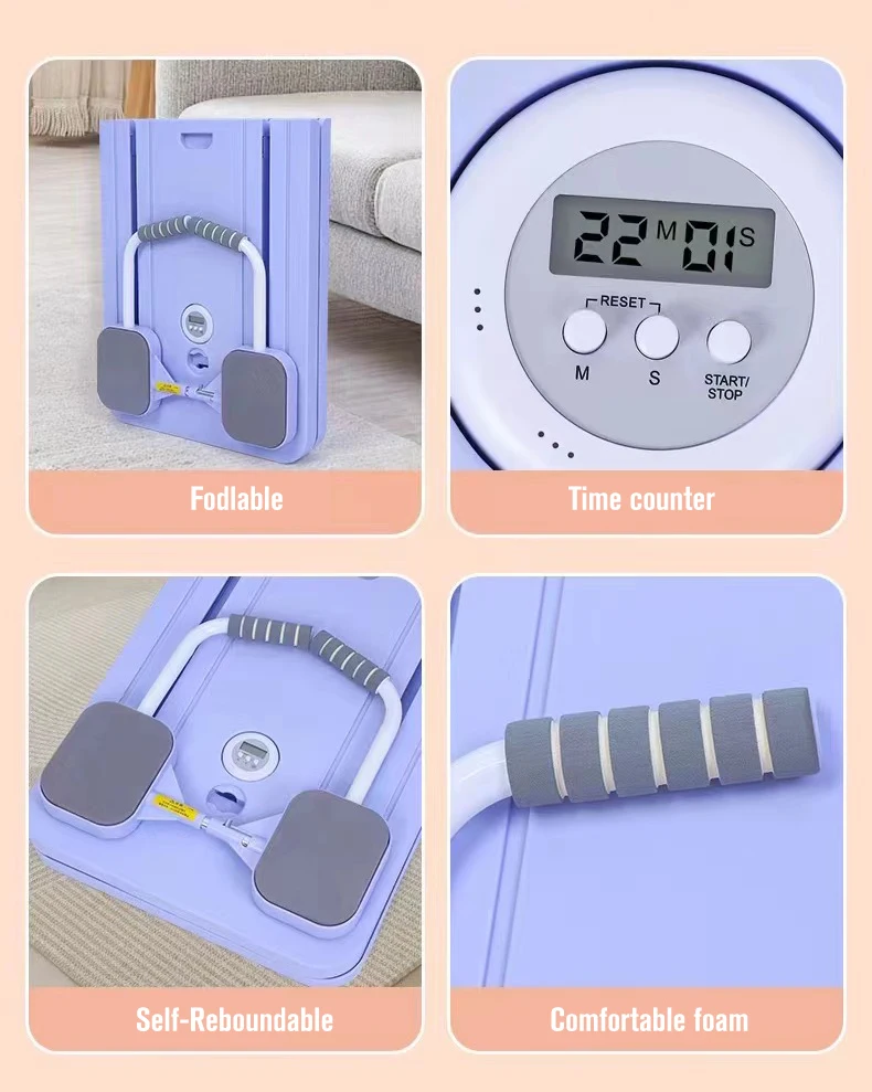 SuproLatest Design 8 in 1 Multifunctional Folding Training Push Board for Core Strength Abdominal Exercise Roller Push Up Board