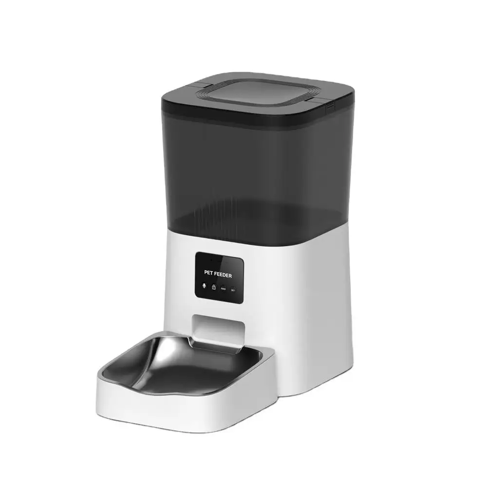 New Style Automatic Pet Feeder Food Dispenser Pet Feeder Bowls for Dogs Cats PST-DU4LB-WS