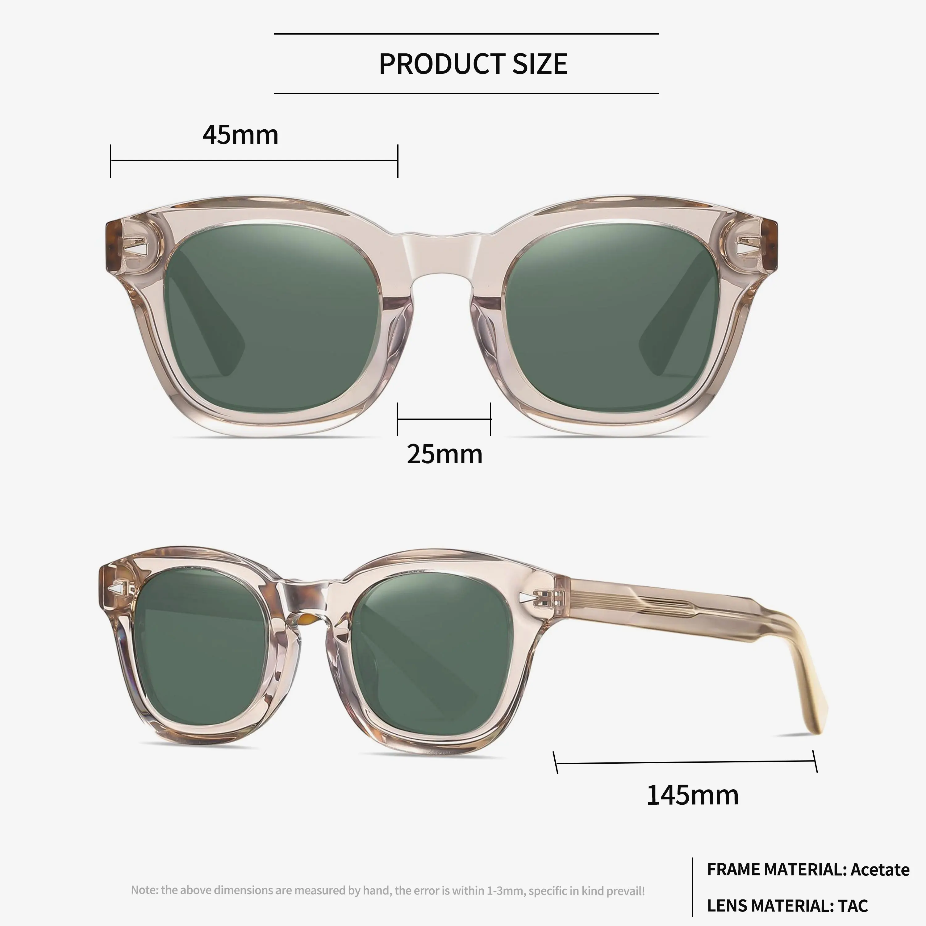 Custom Luxury Brand Occhiali Da Sole Ce High End Acetate Eyewear Designer Crystal Round Acetate Sunglasses