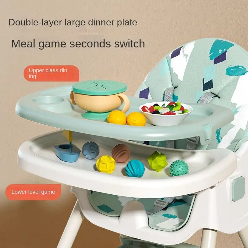 Baby feeding chair adjustable baby high chair 3 in 1 baby kids high chair for feeding
