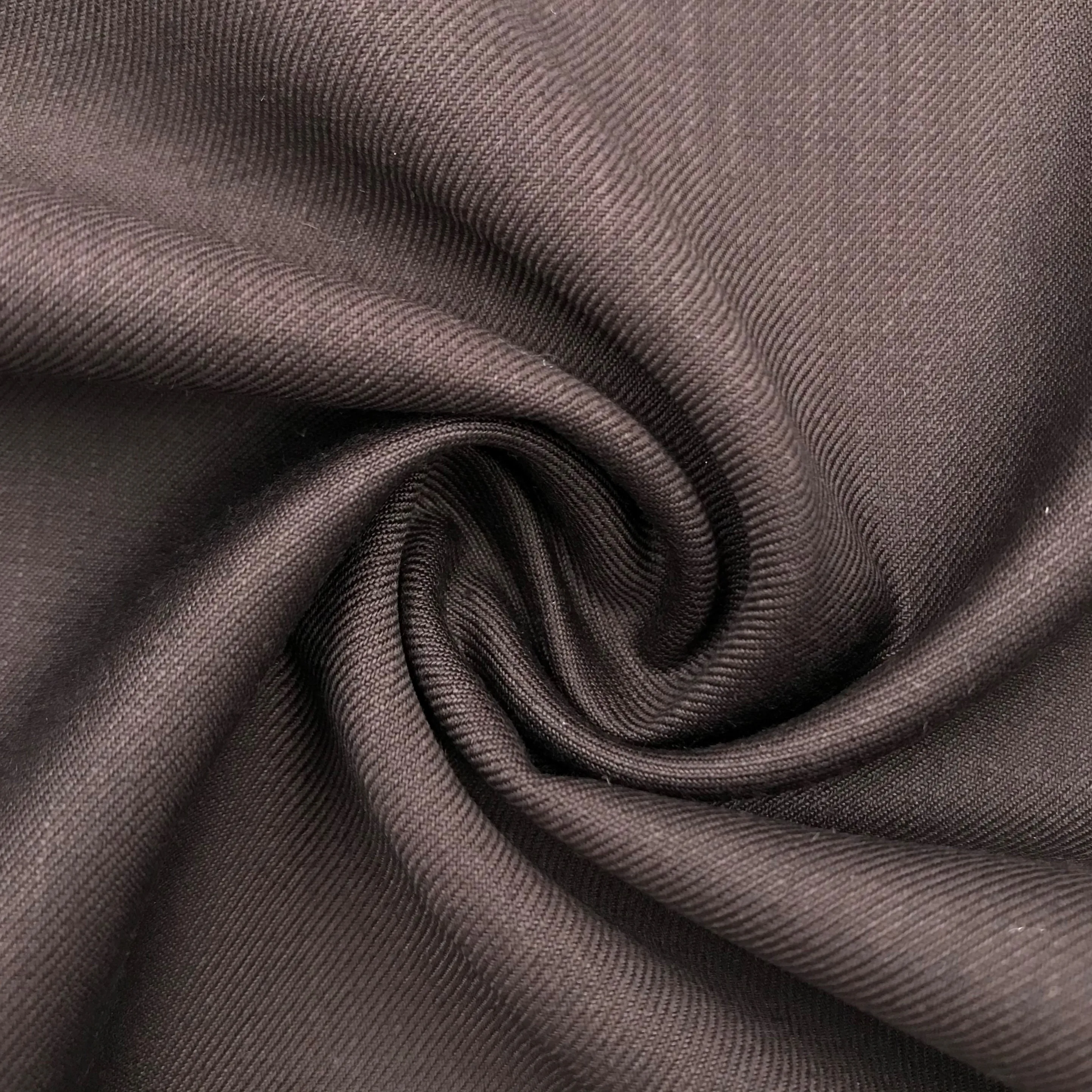 TR Suiting Fabric 80%Polyester 20%Rayon with Selvage Woven Serge Fabric for Uniform, Suit