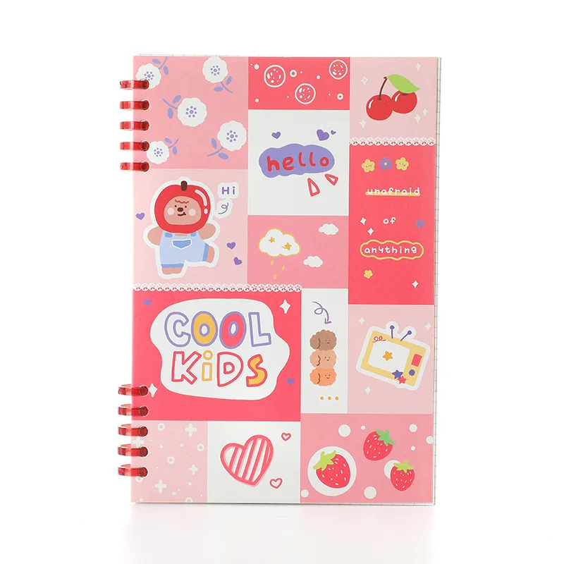 A5 Coil Notebook Cartoon Cute Notepad Rollover Spiral Thickening Creative A5 Notebooks