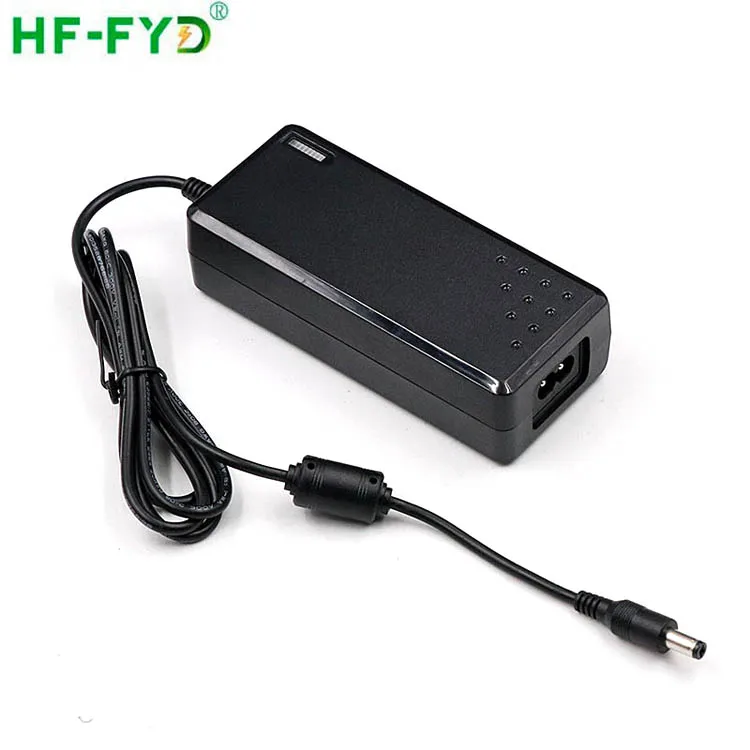 Desktop type 60w ac dc adapter 100-240v input 24v 2.5a output 24v 4 pin connector with IEC C14 inlet