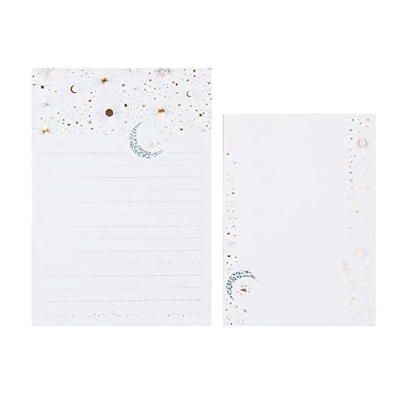 Custom Lovely Writing Stationery Paper Letter Sheets with Envelopes Set for Gift