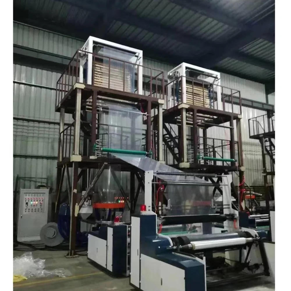 
Plastic HDPE/LDPE/LLDPE Film Blowing Machine for supermarket film Bag making machine and production line 