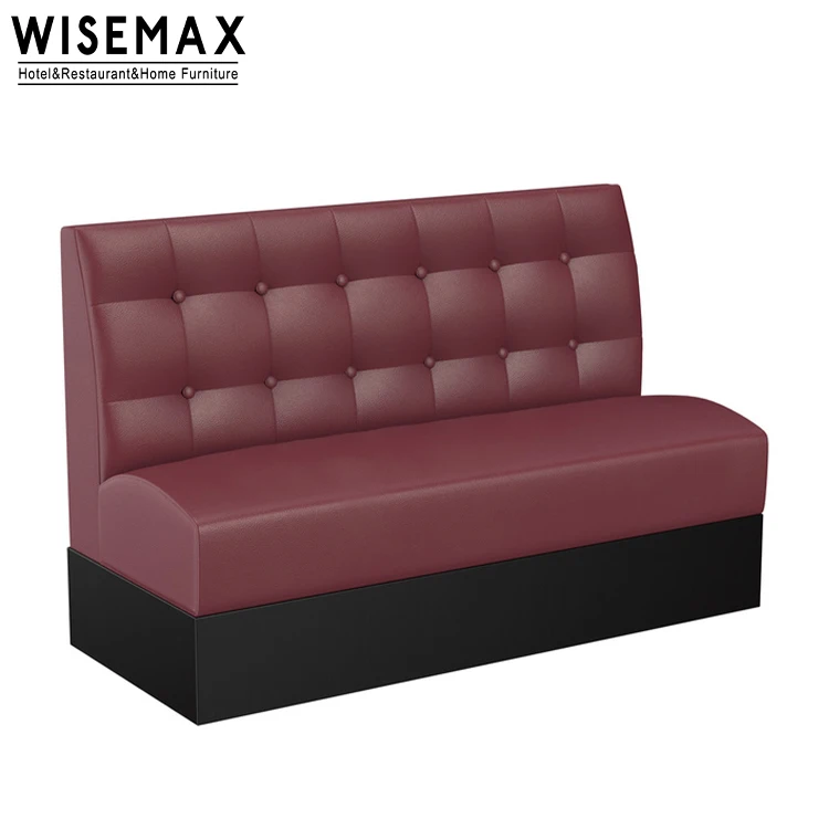 Мебель WISEMAX современная роскошная модная обивка из искусственной кожи с деревянной основой или