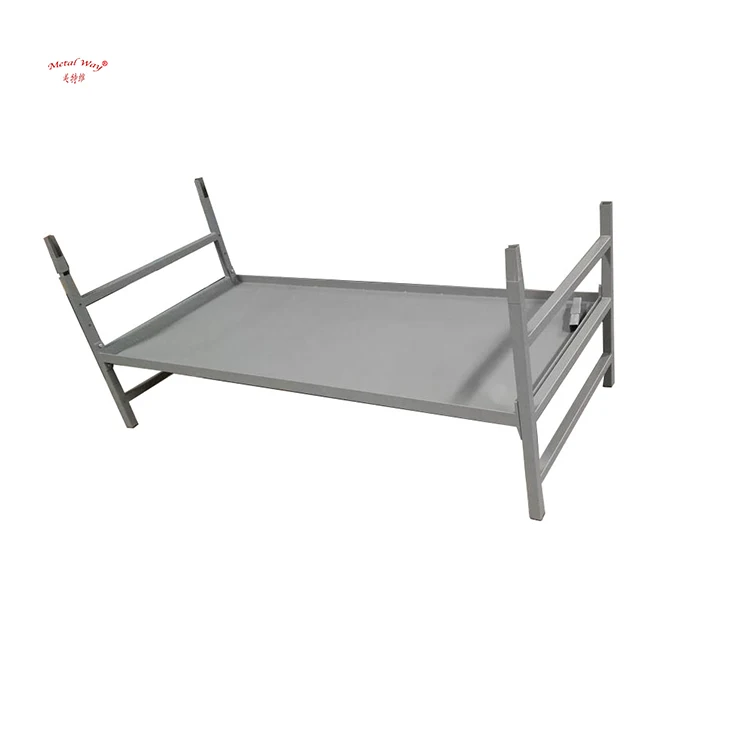Factory Wholesale Metal Jail Bunk Beds Stackable Removable Single Beds