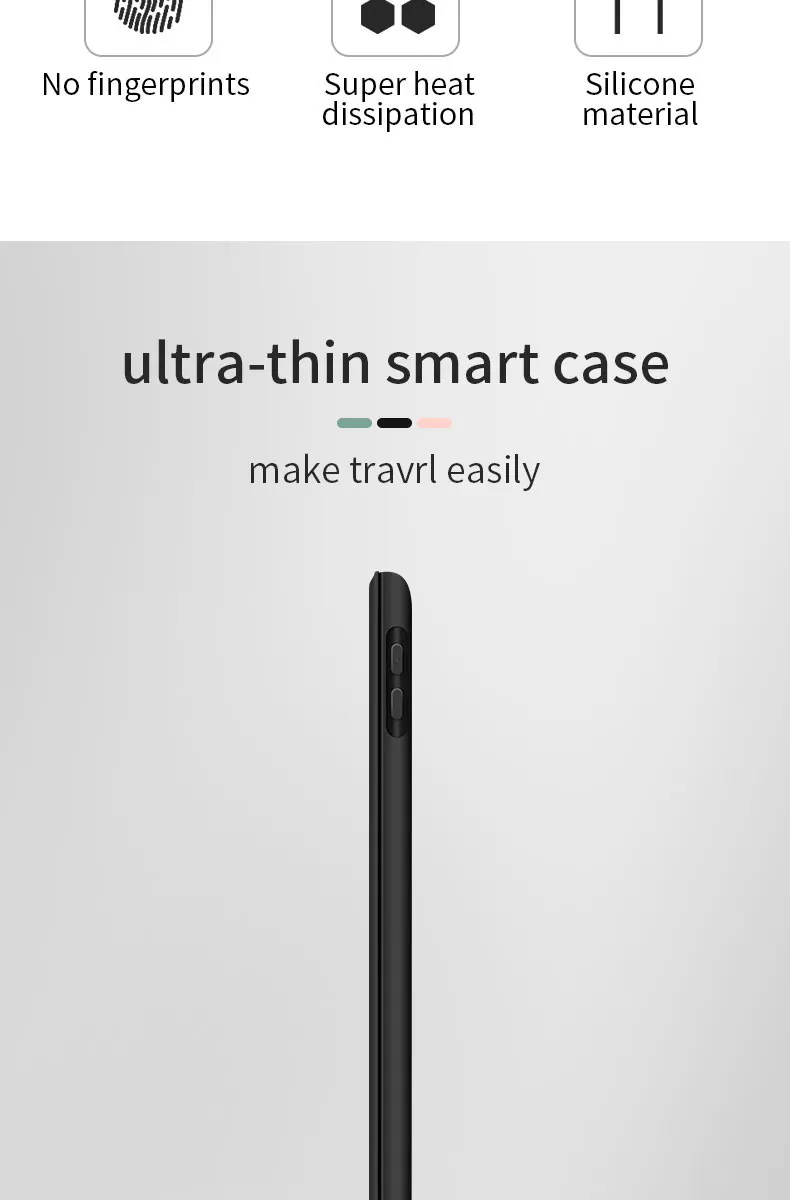 new design reasonable suction screen fuction tablet leather case