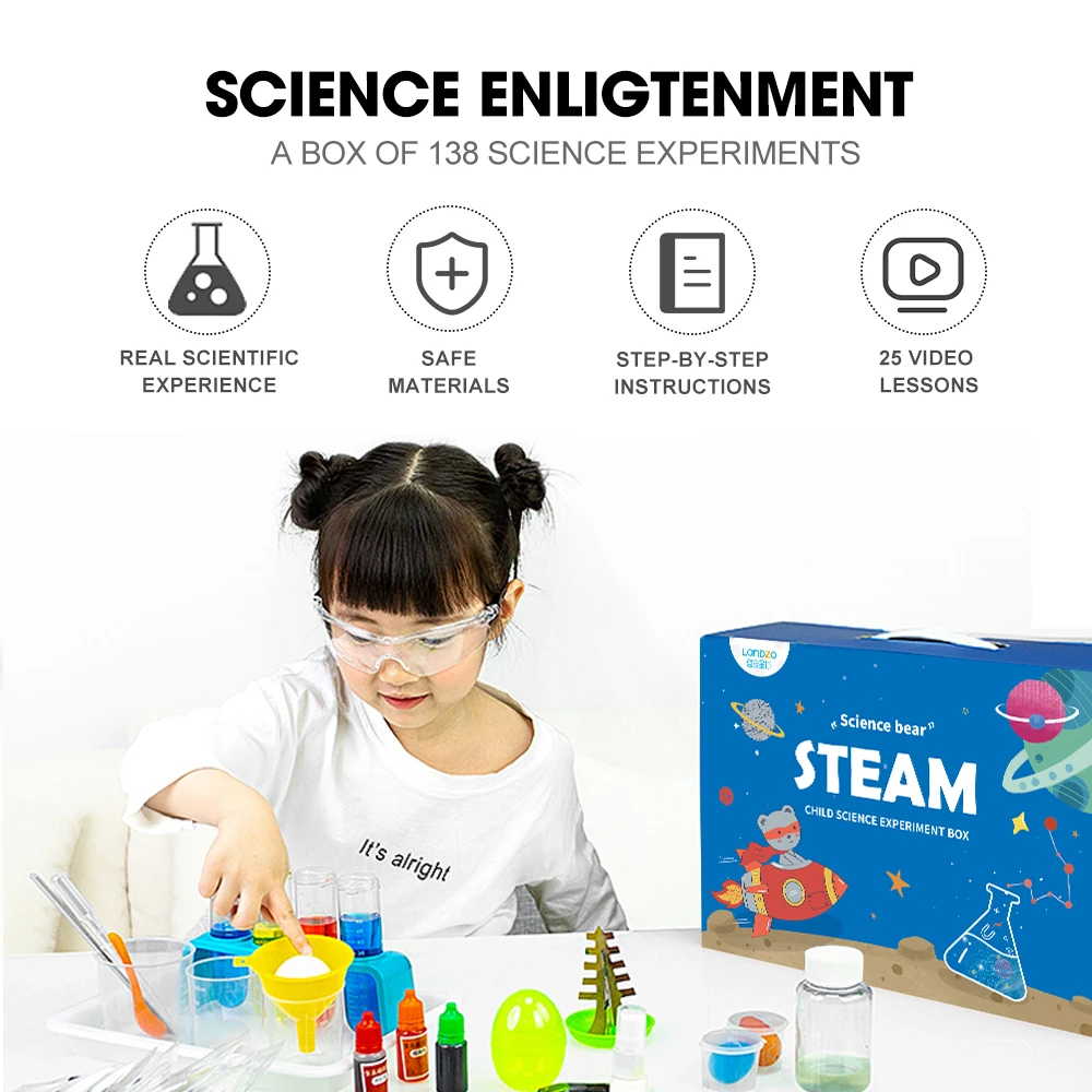 Children STEM DIY Science Experiment Learning Educational Kits STEAM Toy for Kids