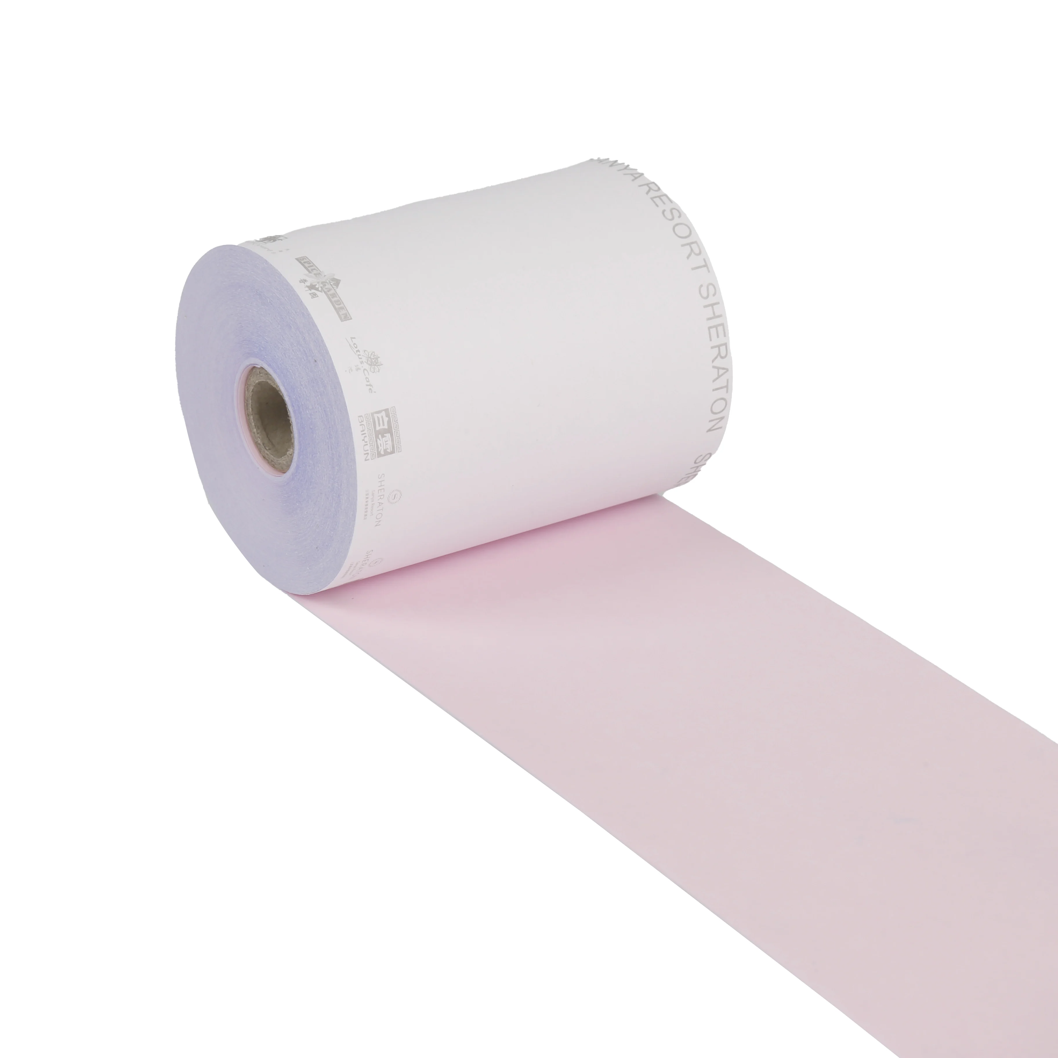 Санкей NCR бумага представлена производителем один 2-слойные 3Ply cамокопирующая в рулонах 76x70 57x50 изготовление размеров под заказ